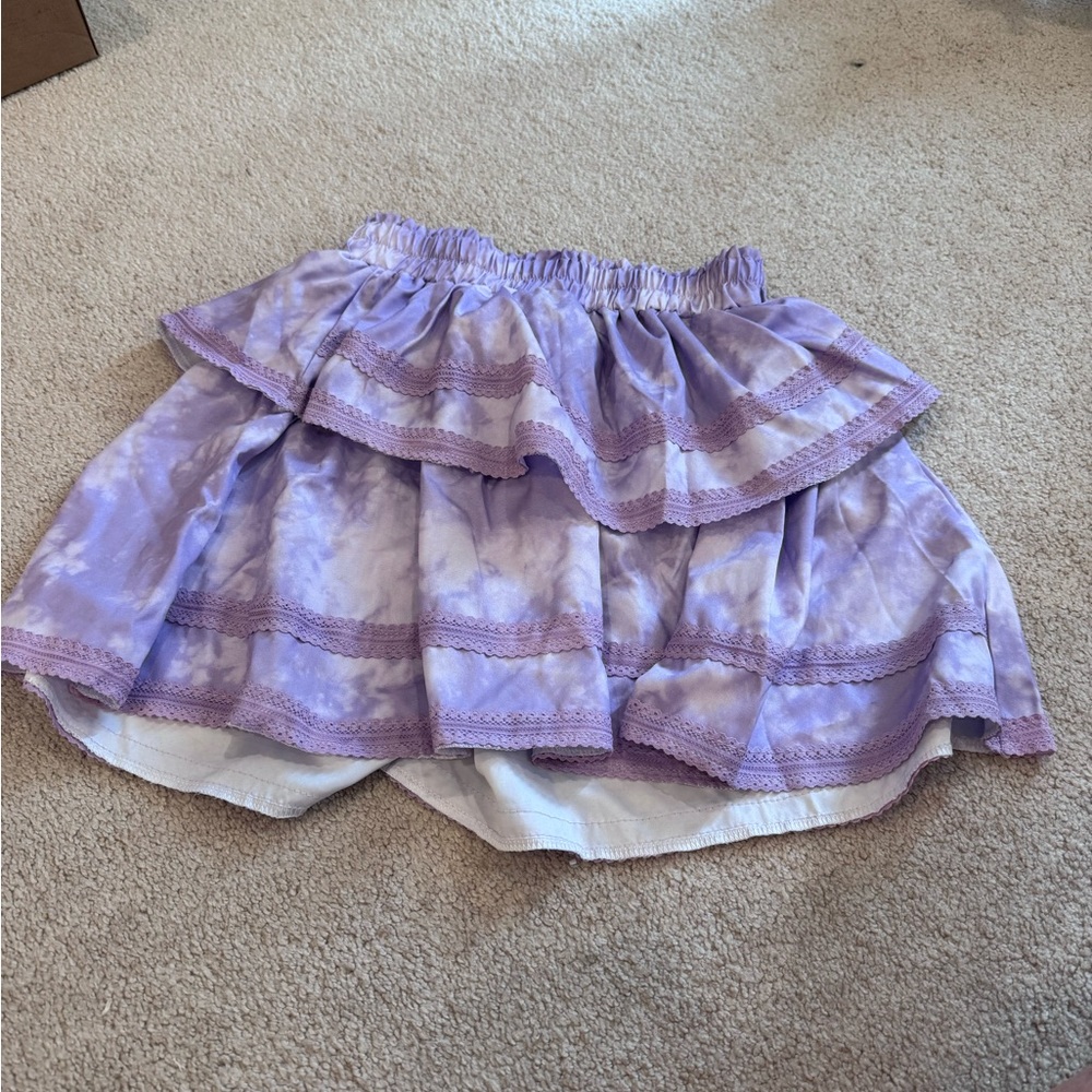 Purple Tie-dye skirt